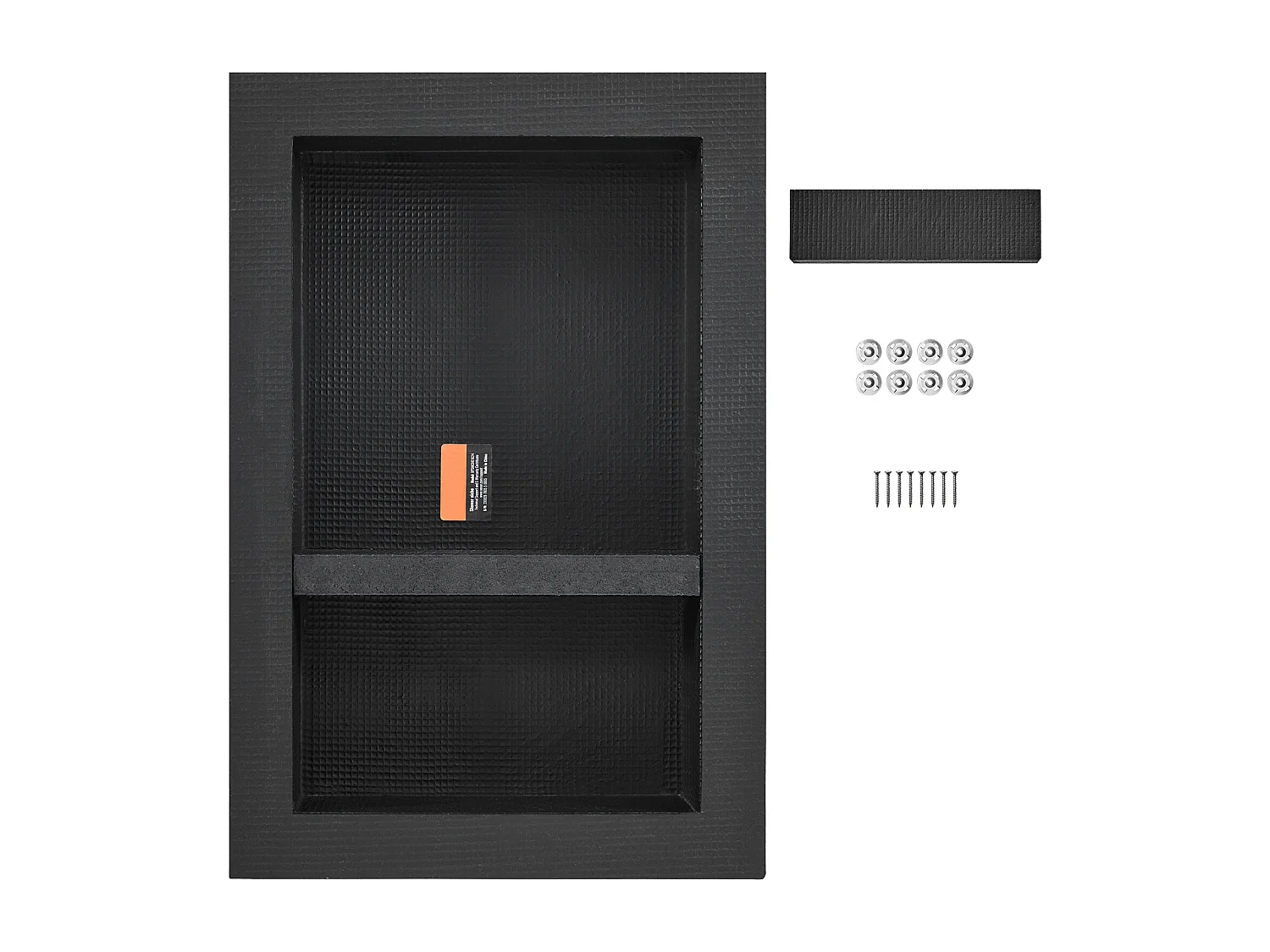 Niche de Douche SucceBuy 41 x 61 x 10 cm, étagère Double pour Salle de Bain