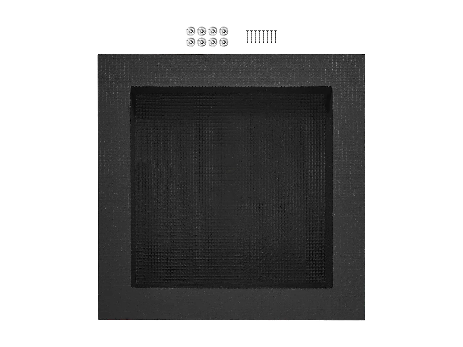 Niche de Douche SucceBuy 41 x 41 x 10 cm, étagère Simple à Insérer au mur pour Salle de Bain