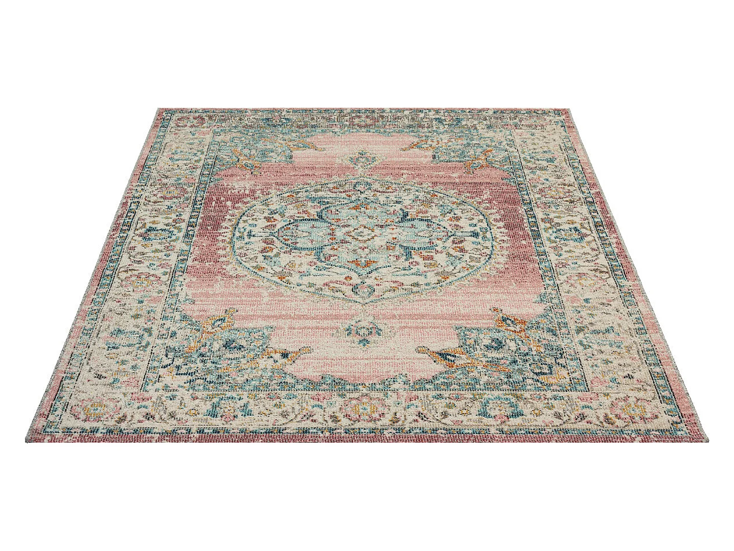 Tapis Palma d'extérieur Oriental, Rose, 200 x 290 cm