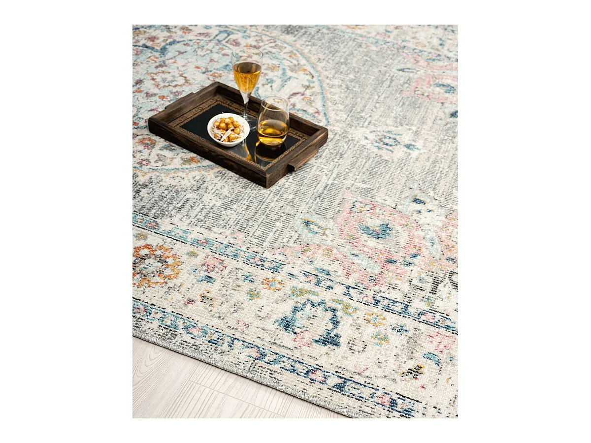 Tapis Palma d'extérieur Oriental, Gris, 160 x 230 cm