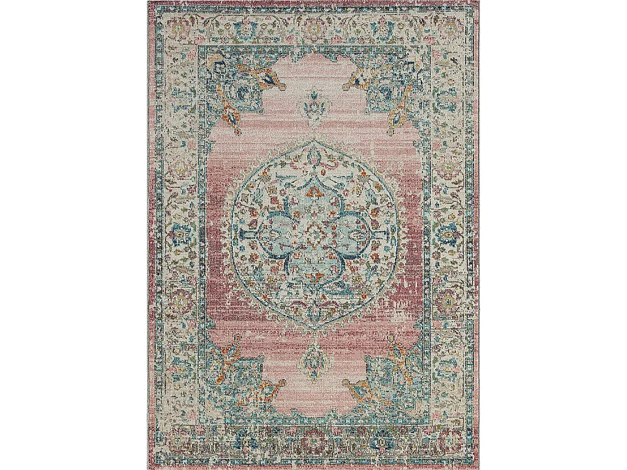 Tapis Palma d'extérieur Oriental, Rose, 240 x 340 cm