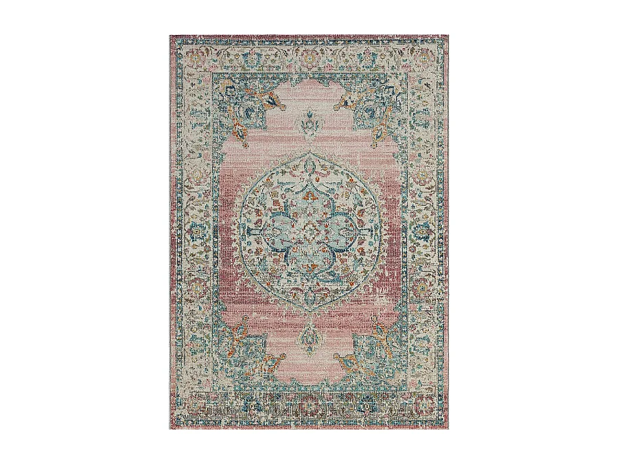 Tapis Palma d'extérieur Oriental, Rose, 160 x 230 cm