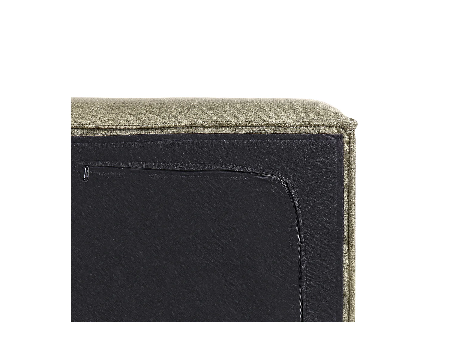 Lit avec sommier Tissu LINARDS 180 x 200 cm Vert