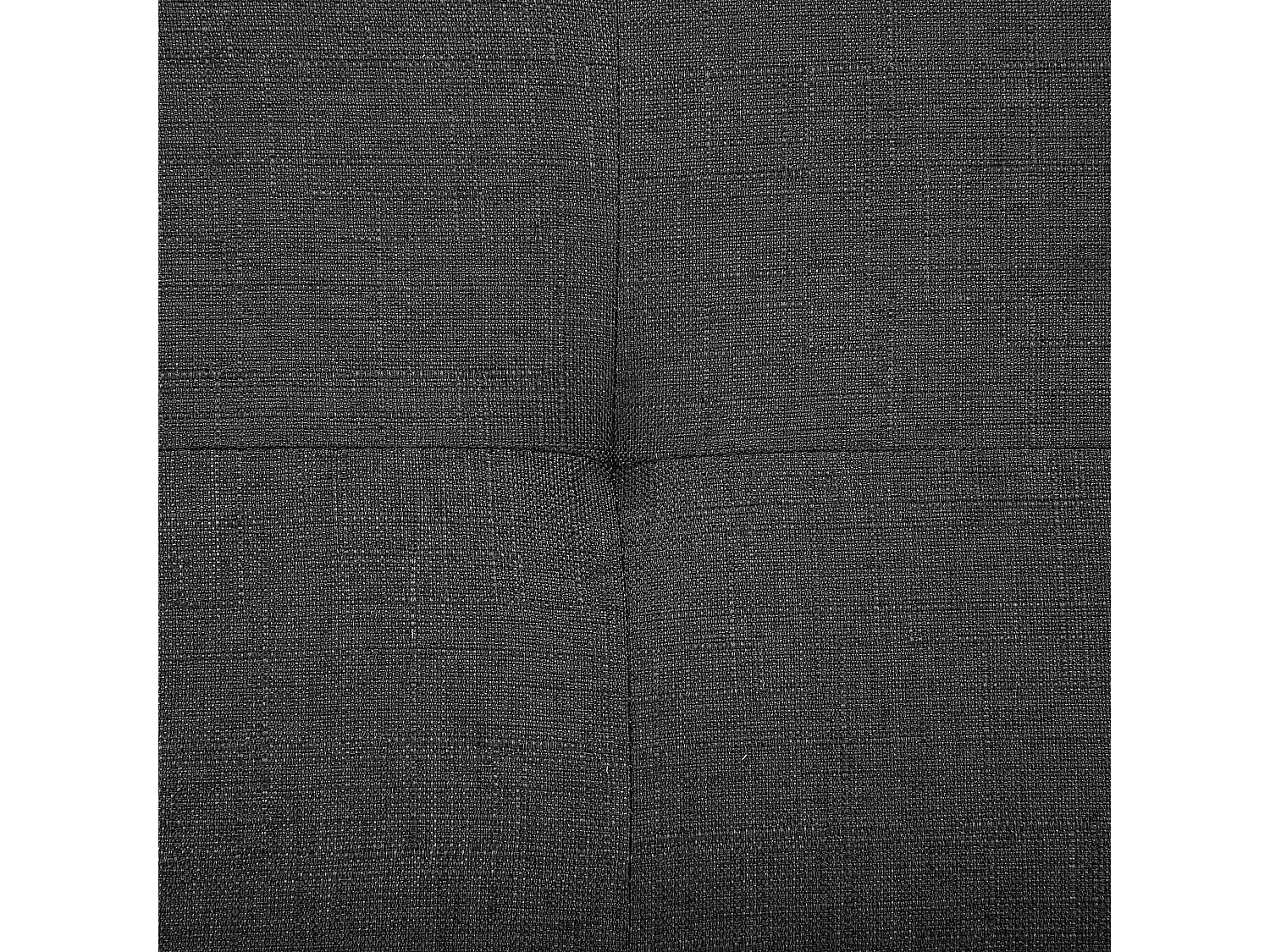 Lit à eau Tissu LA ROCHELLE 160 x 200 cm Gris foncé