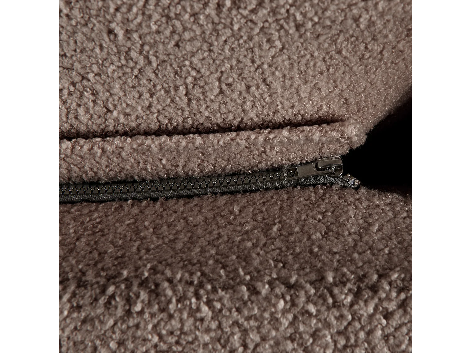 Lit avec sommier Bouclé MELLE 160 x 200 cm Marron