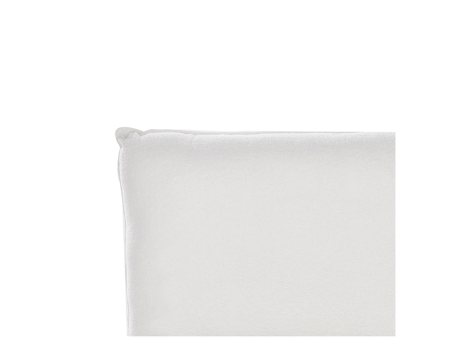 Lit avec sommier Bouclé VINAY 160 x 200 cm Blanc