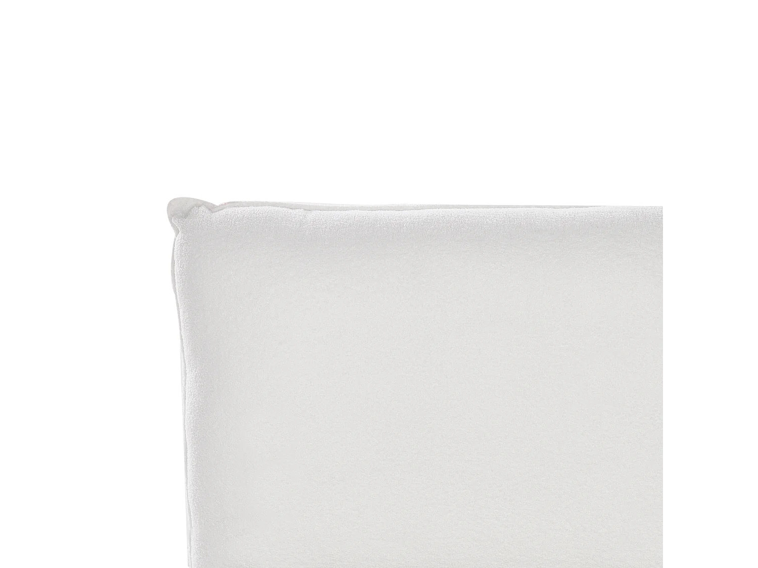 Lit avec sommier Bouclé VINAY 160 x 200 cm Blanc