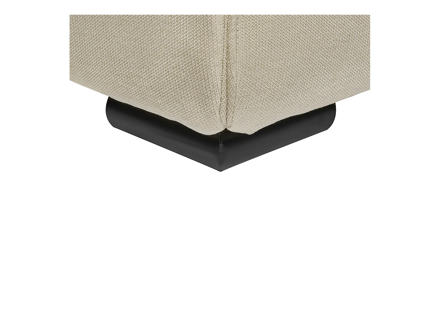 Lit à eau Tissu ROISEL 160 x 200 cm Beige clair