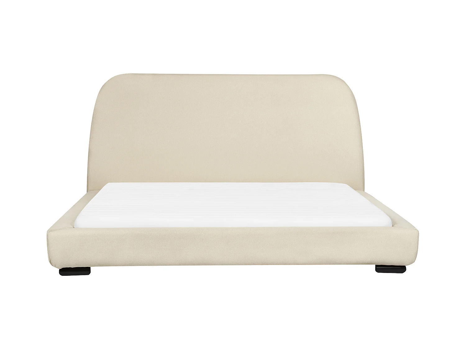 Lit à eau Tissu ROISEL 160 x 200 cm Beige clair