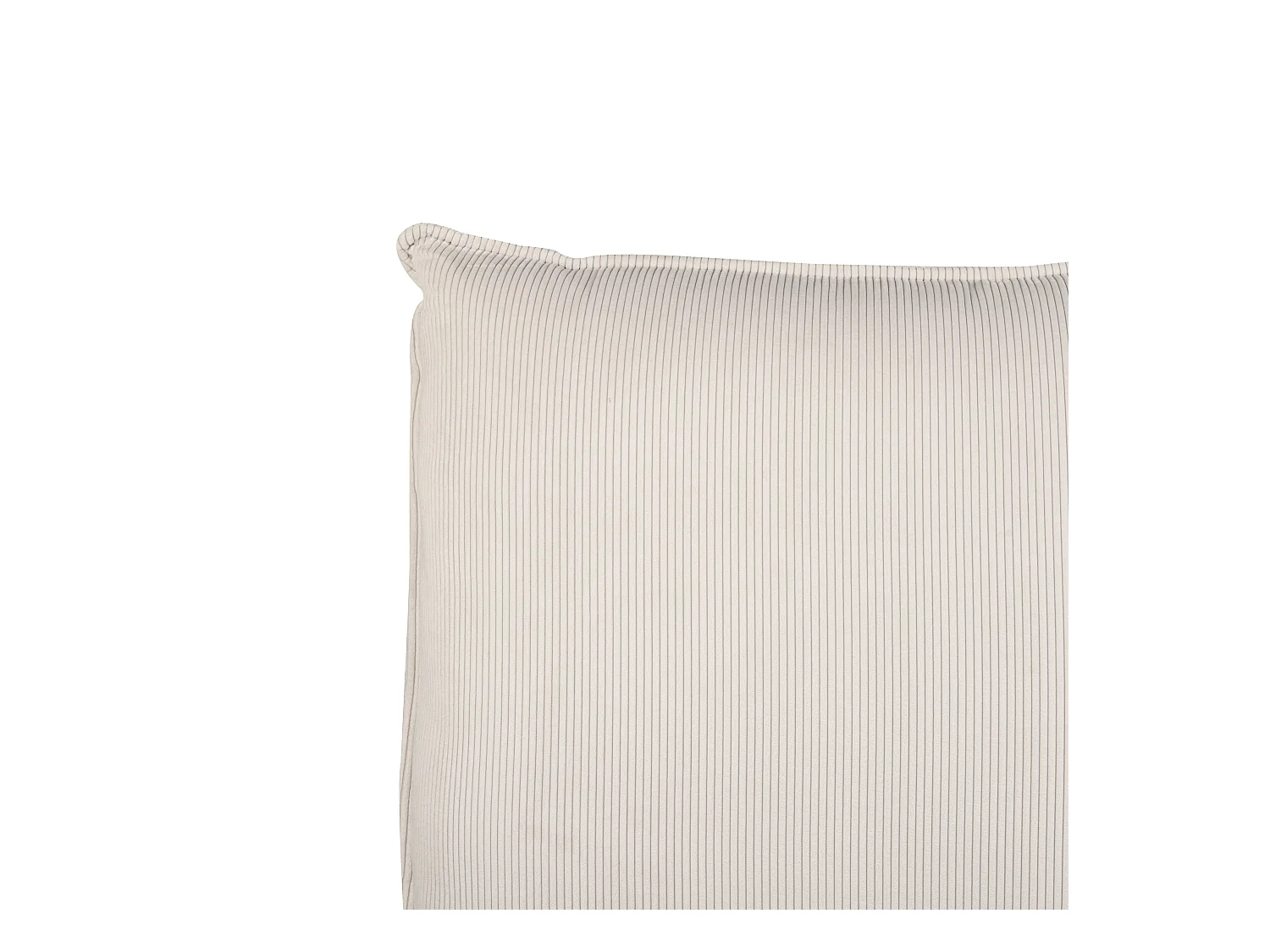 Lit à eau Velours côtelé VINAY 160 x 200 cm Beige clair