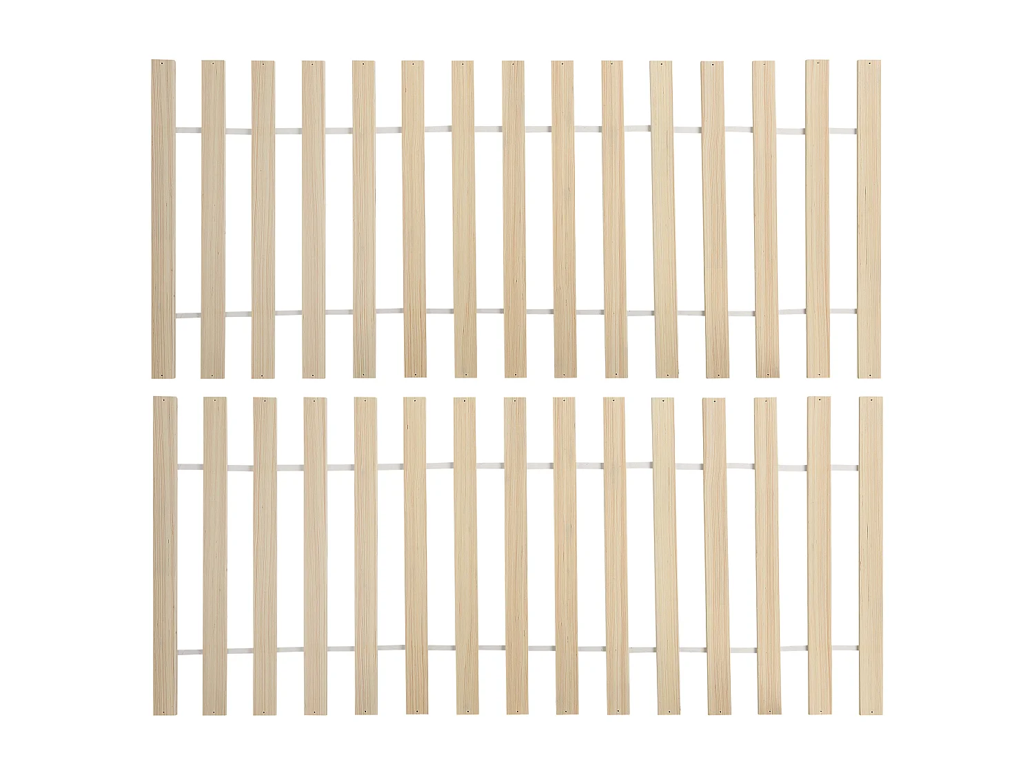 Bett mit Lattenrost Kiefernholz OLENDON 160 x 200 cm Hellbraun