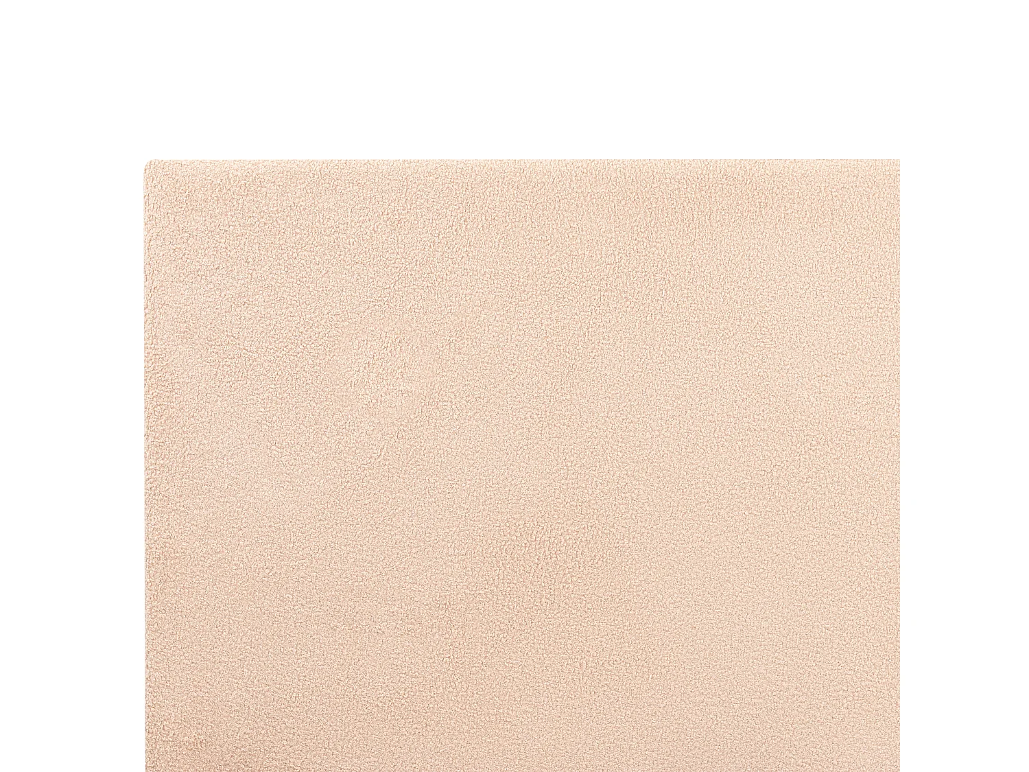 Lit à eau Bouclé ALBI 160 x 200 cm Beige