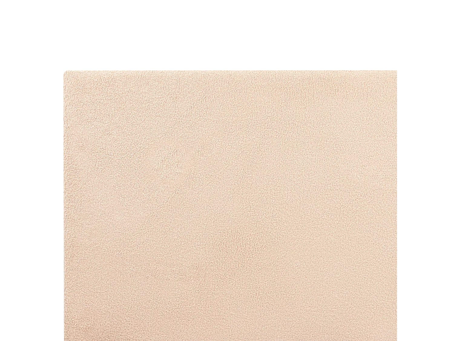 Lit à eau Bouclé ALBI 160 x 200 cm Beige