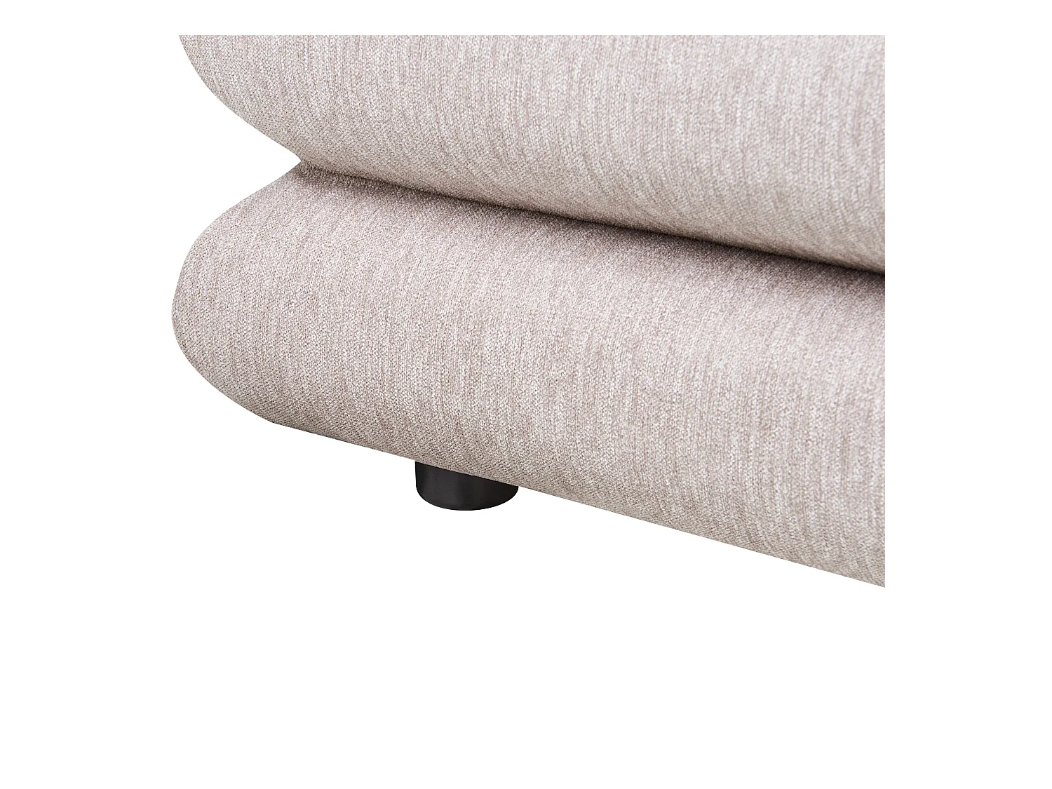 Bett mit Lattenrost Kunstleinen LAVARDENS 160 x 200 cm Taupe