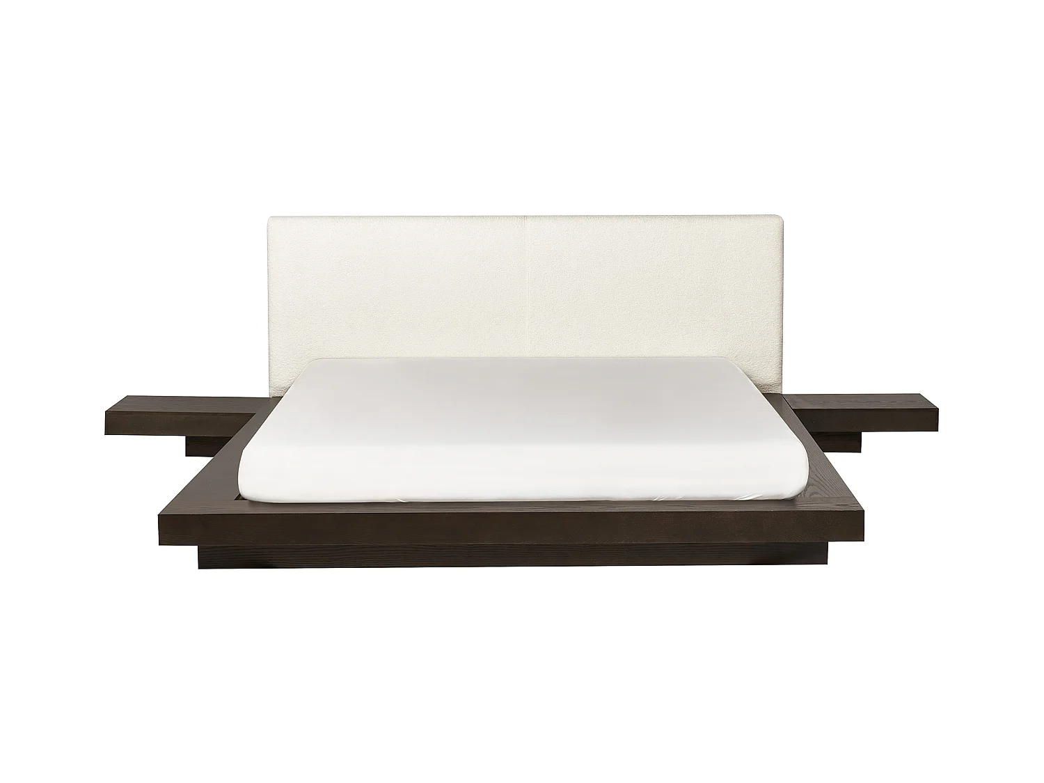 Lit à eau Bouclé ZEN 160 x 200 cm Frêne foncé