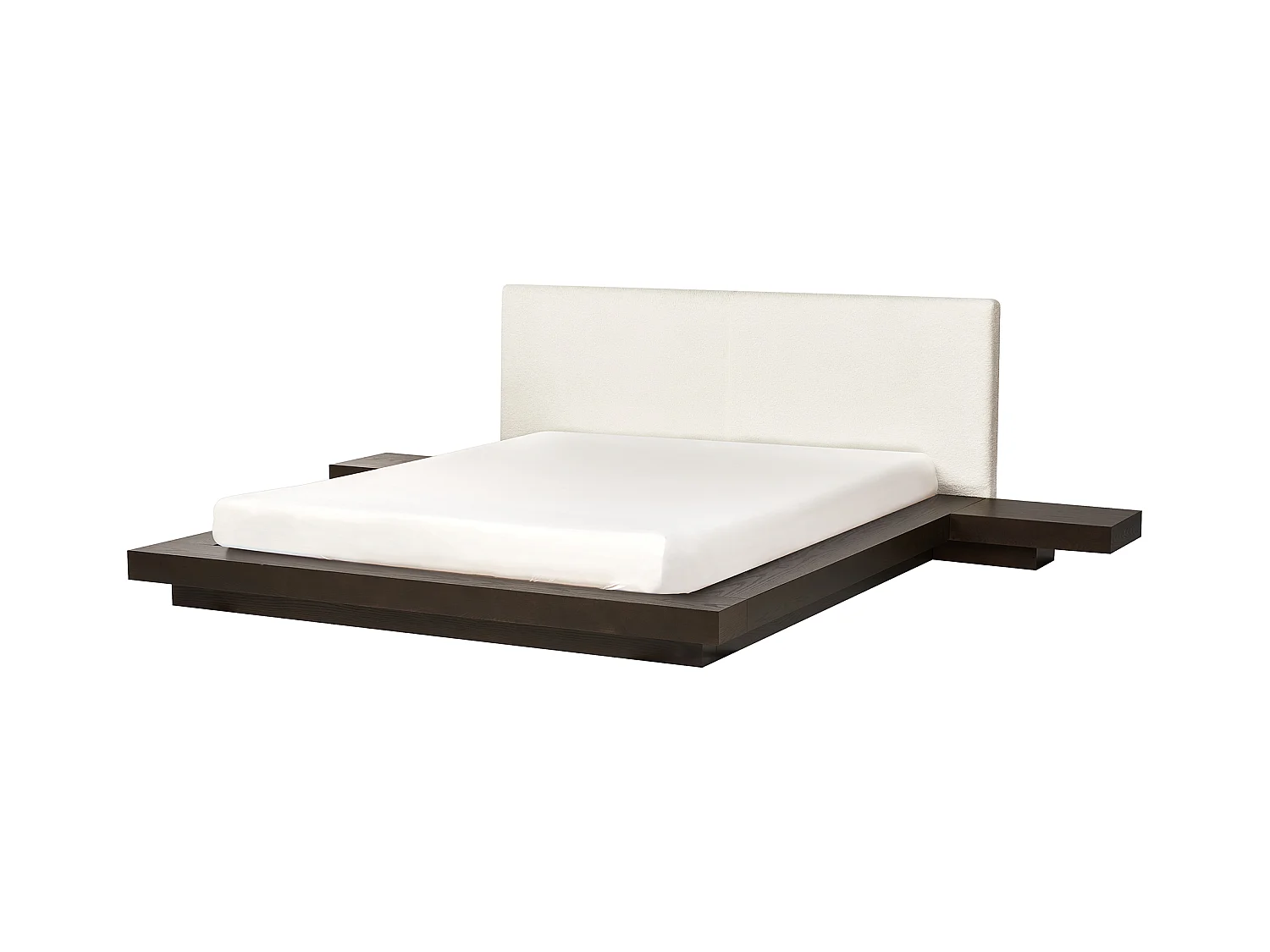 Lit à eau Bouclé ZEN 160 x 200 cm Frêne foncé