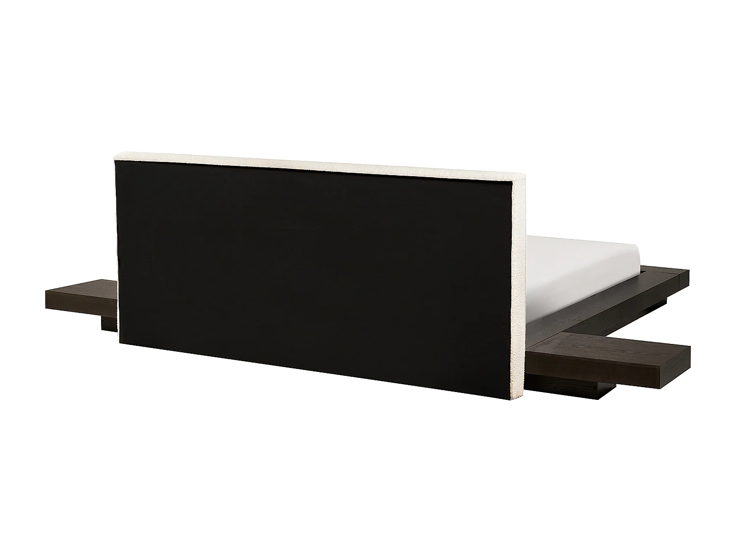 Letto ad acqua Bouclé ZEN 160 x 200 cm Frasino scuro