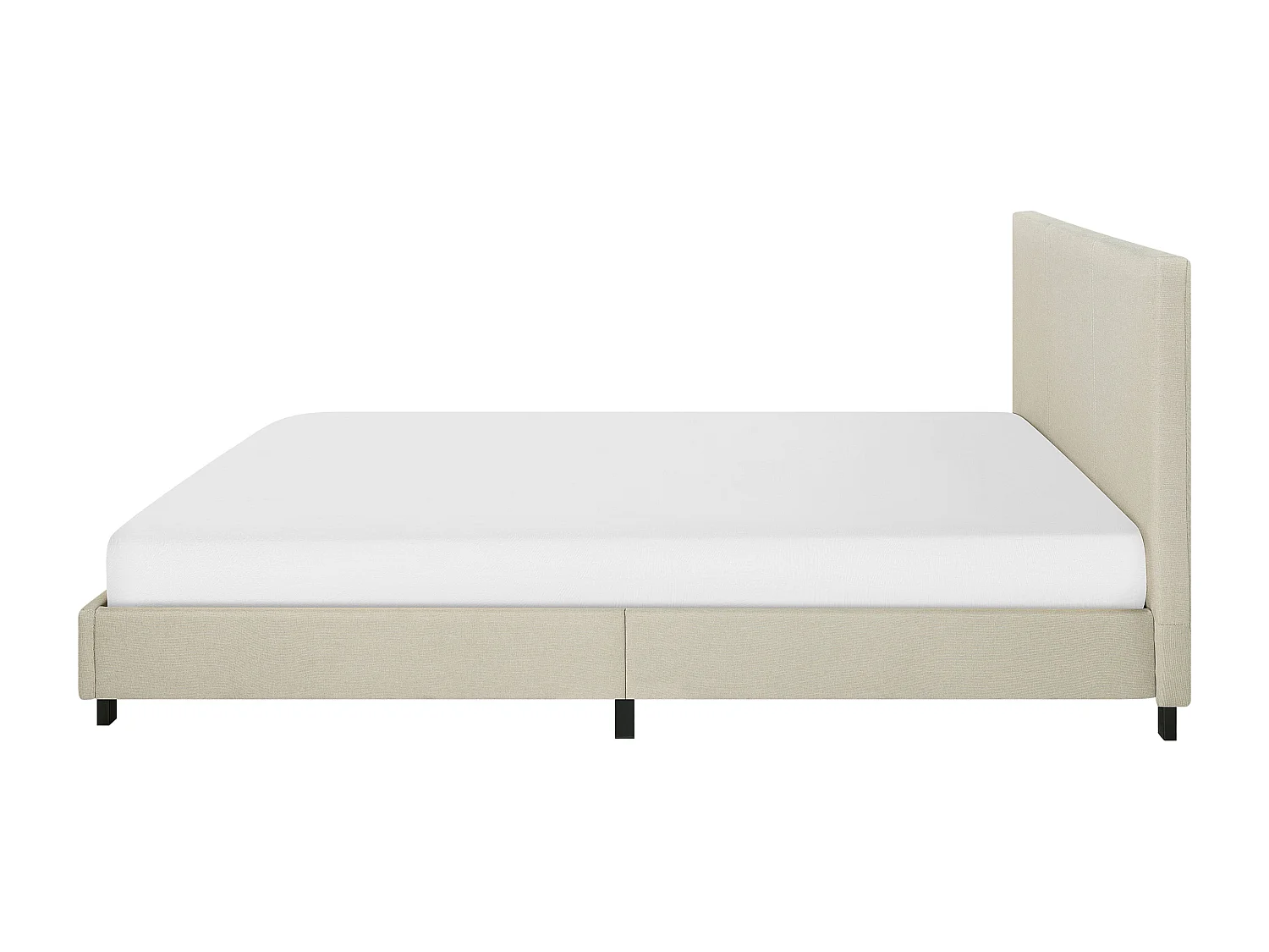 Lit à eau Tissu ALBI 180 x 200 cm Beige