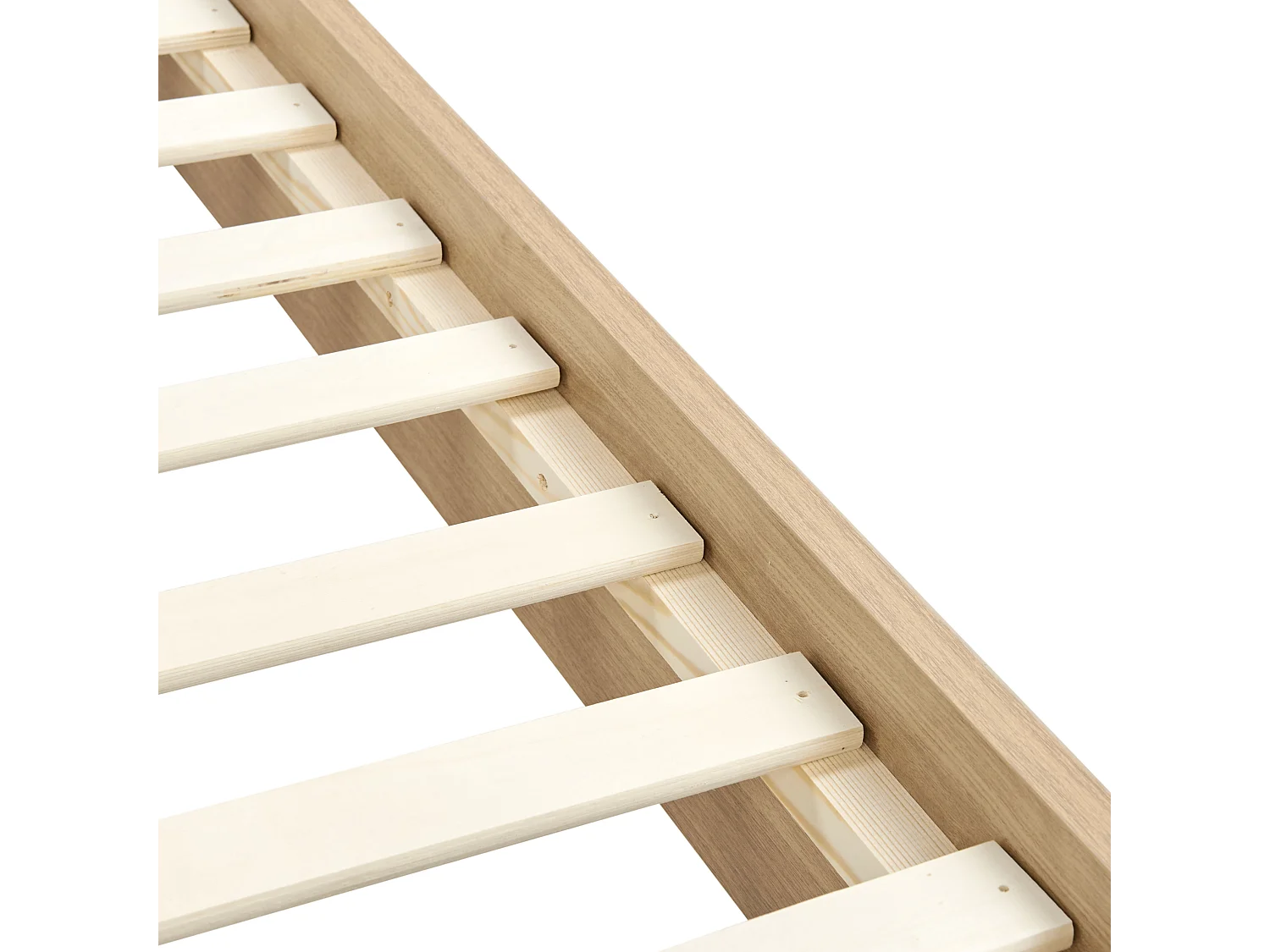 Lit avec sommier Bouclé LIMANTON 140 x 200 cm Beige