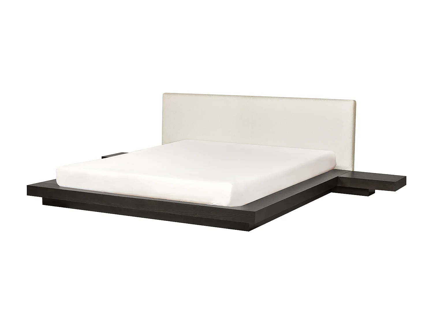 Lit à eau Bouclé ZEN 180 x 200 cm Frêne foncé