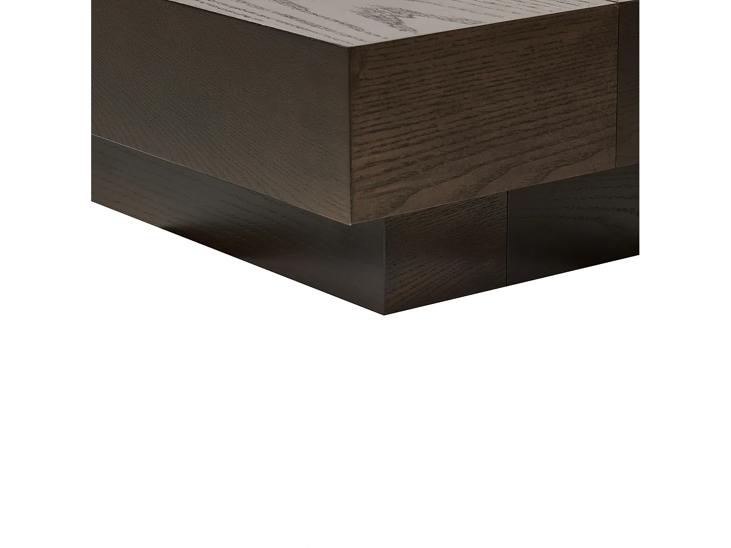 Lit à eau Bouclé ZEN 180 x 200 cm Frêne foncé