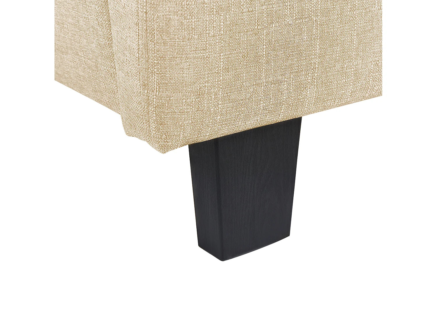 Lit à eau Tissu LA ROCHELLE 180 x 200 cm Beige