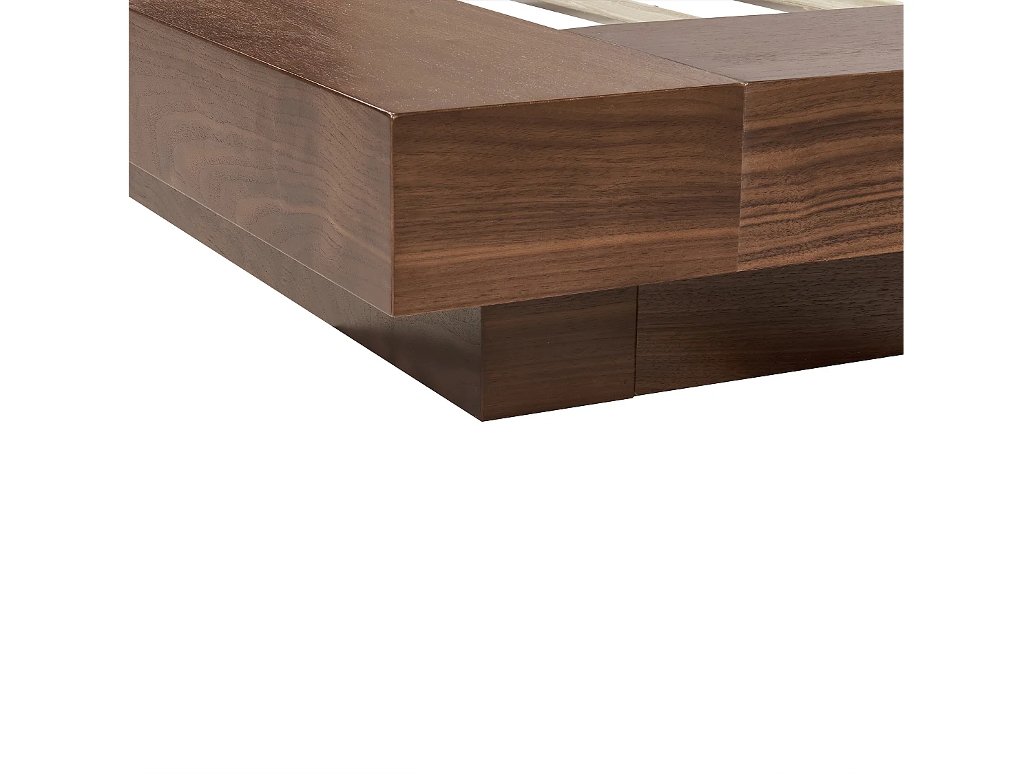 Lit à eau Bouclé ZEN 160 x 200 cm Frêne marron