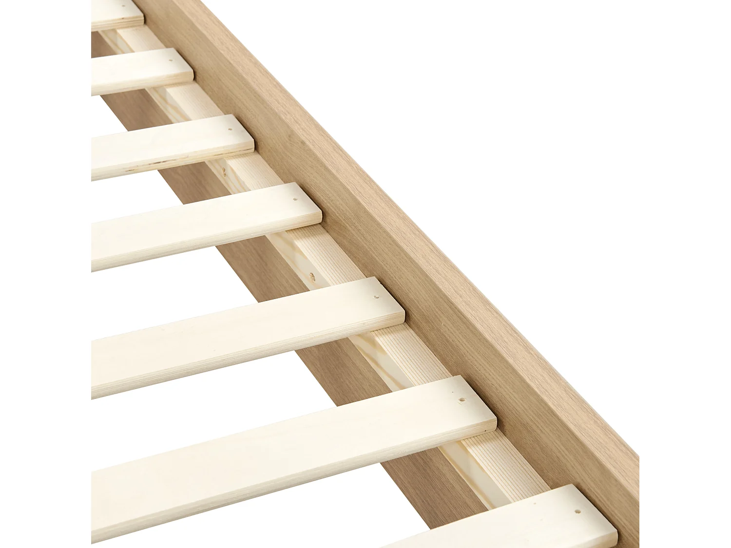 Lit avec sommier Bouclé MILLAY 180 x 200 cm Beige