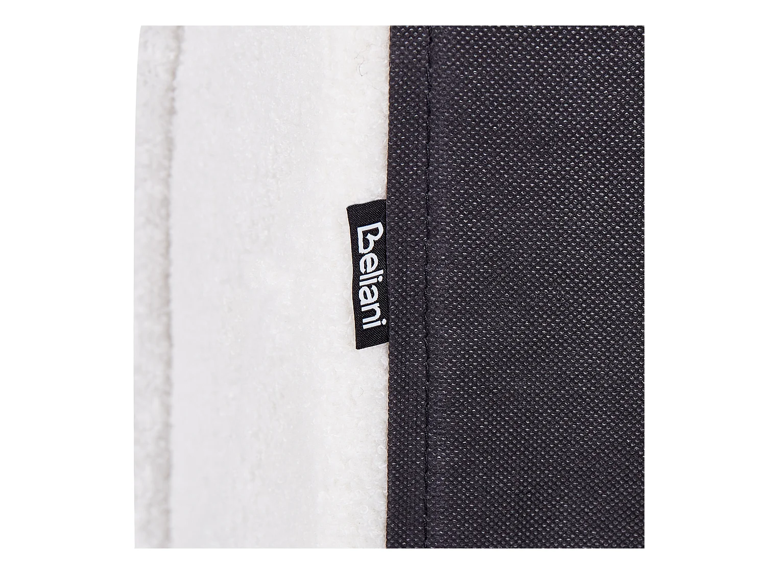 Lit à eau Bouclé VINAY 160 x 200 cm Blanc