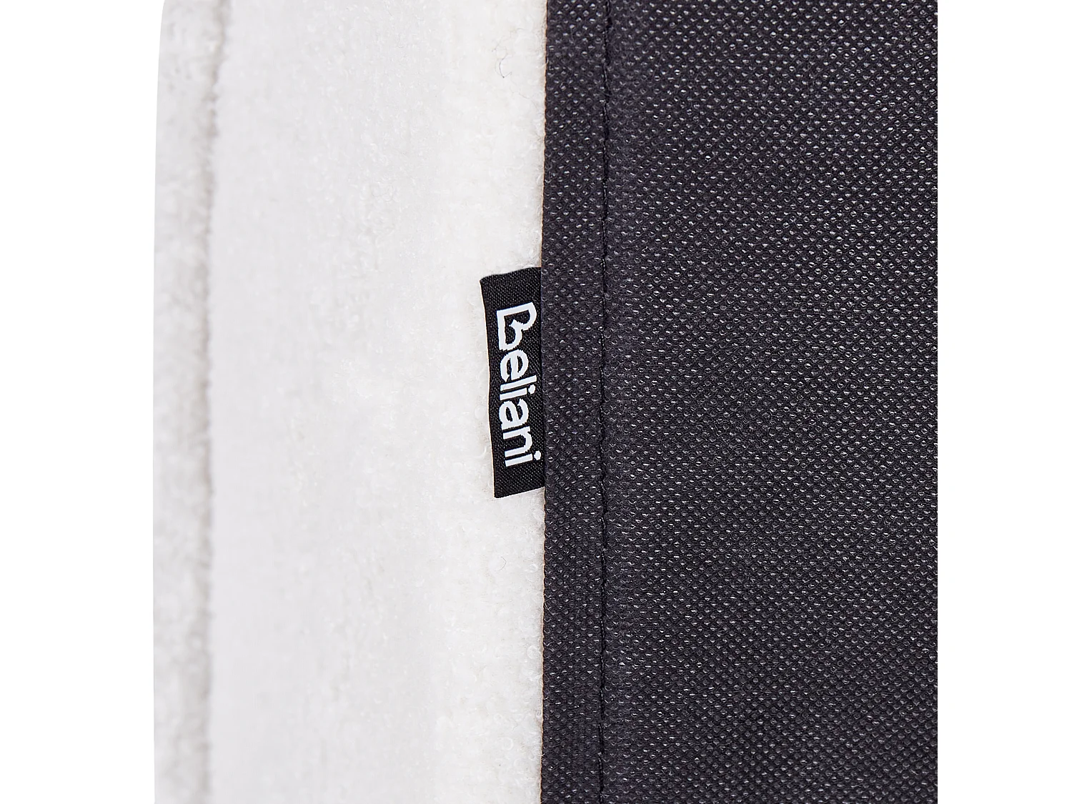 Lit à eau Bouclé VINAY 160 x 200 cm Blanc