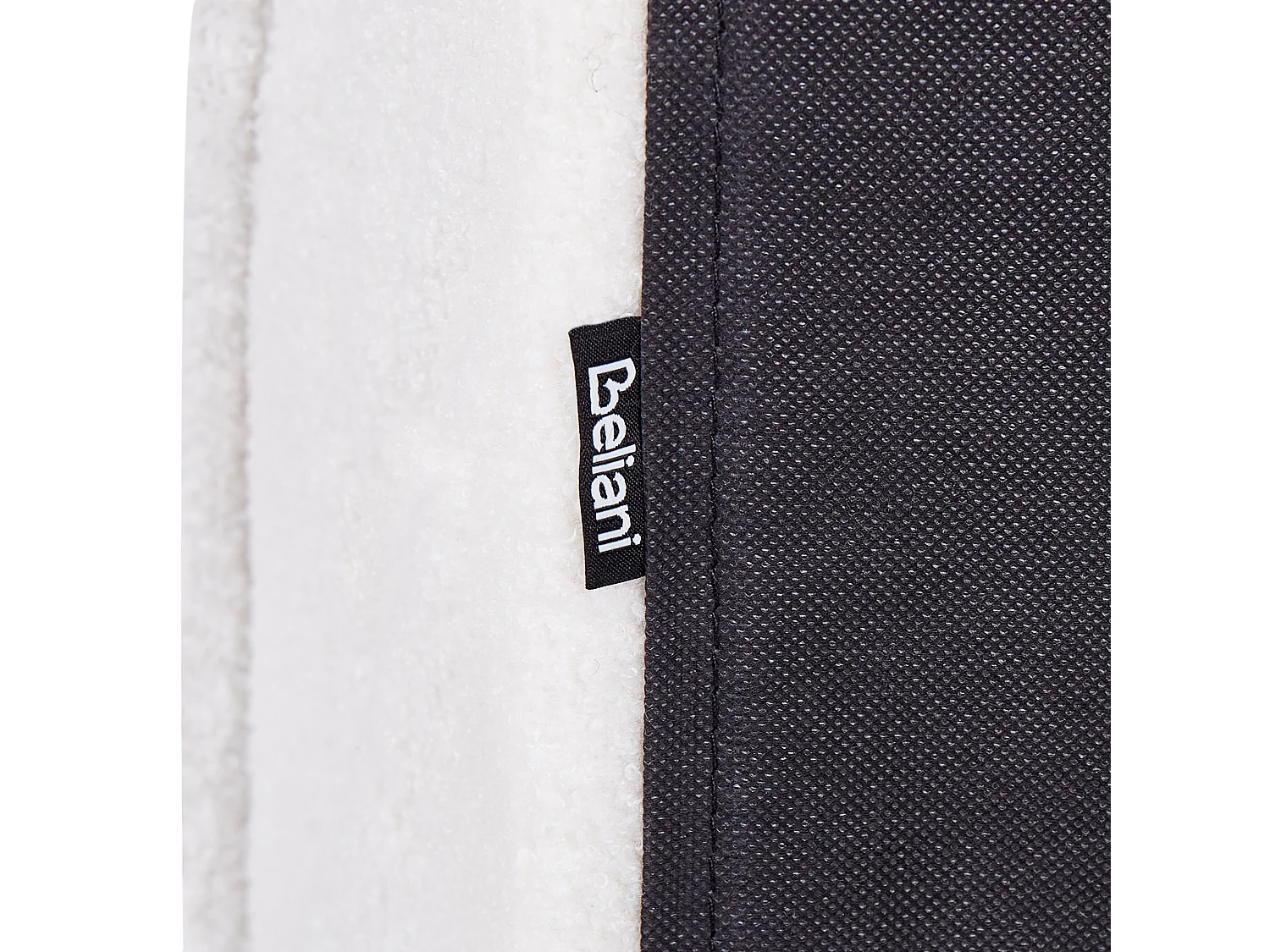 Lit à eau Bouclé VINAY 160 x 200 cm Blanc