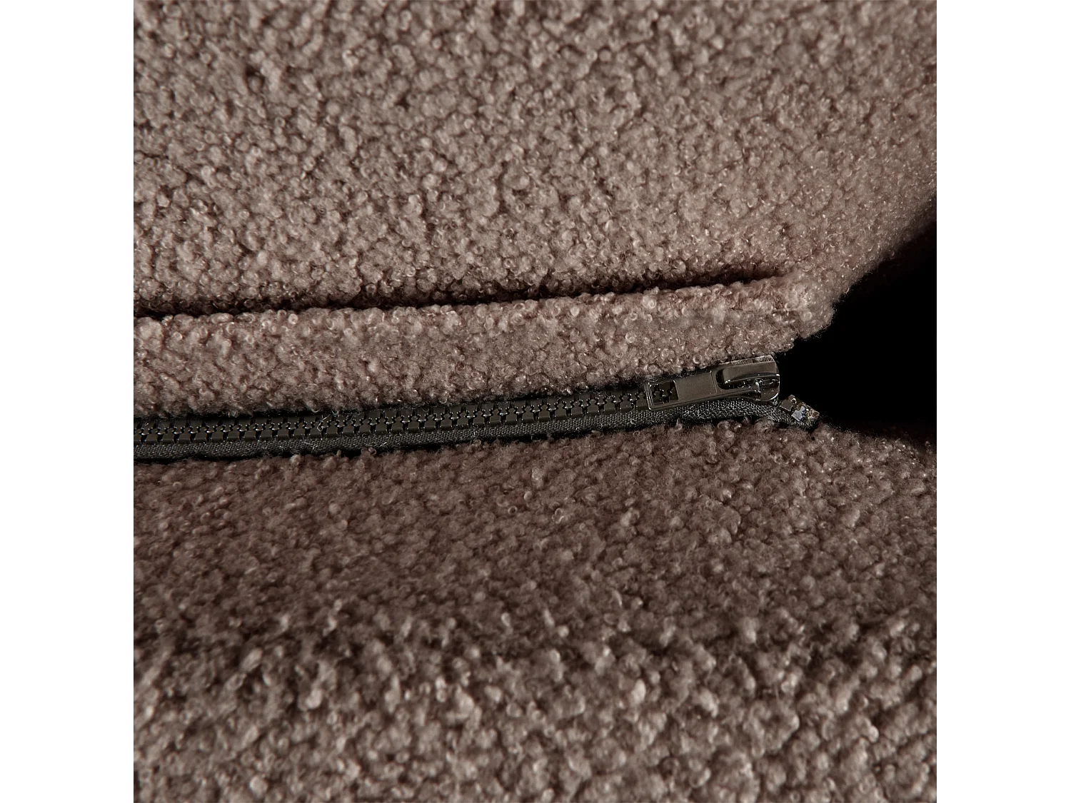 Bett mit Lattenrost Bouclé MELLE 140 x 200 cm Braun