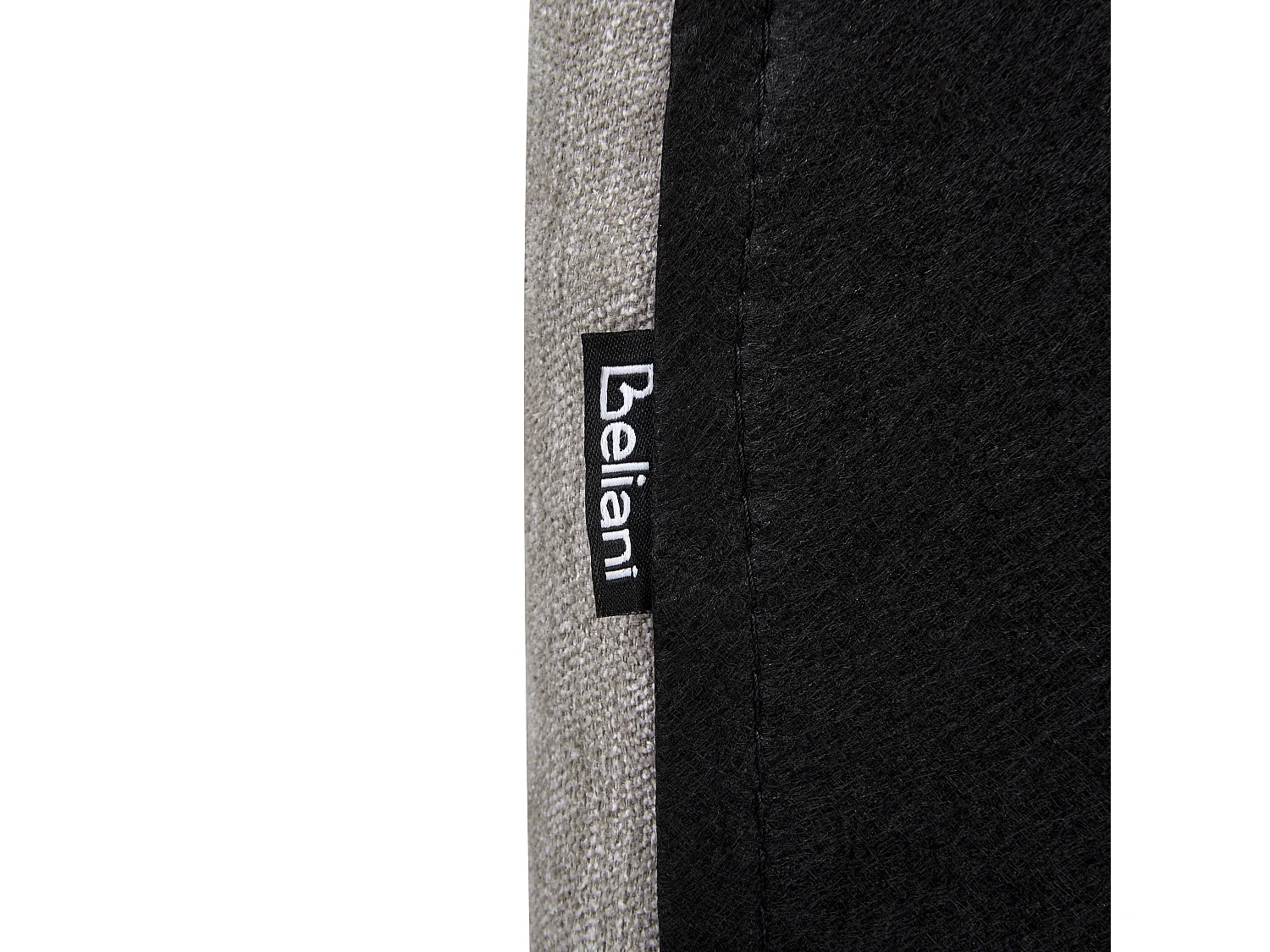 Lit à eau Lin synthétique LAVARDENS 180 x 200 cm Taupe