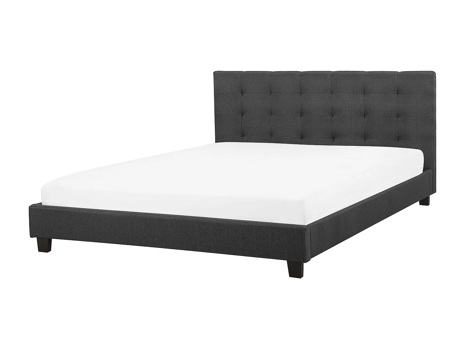 Waterbed Stof ROCHELLE 180 x 200 cm Donkergrijs