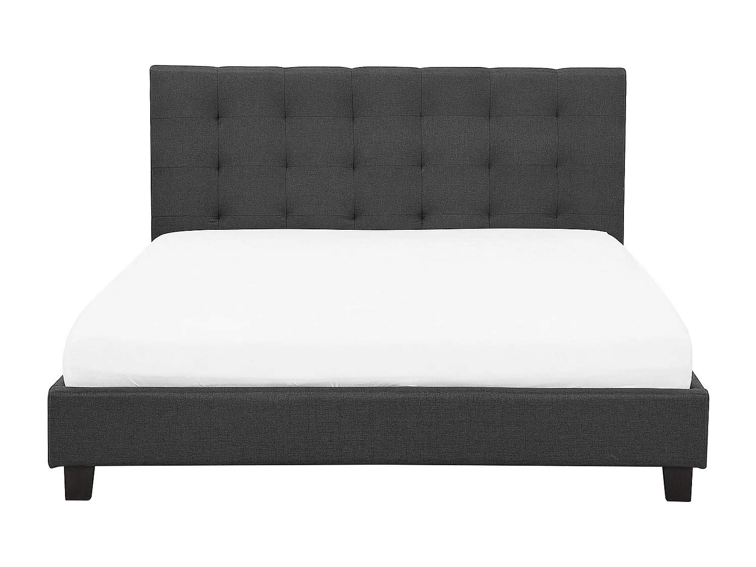 Waterbed Stof ROCHELLE 180 x 200 cm Donkergrijs