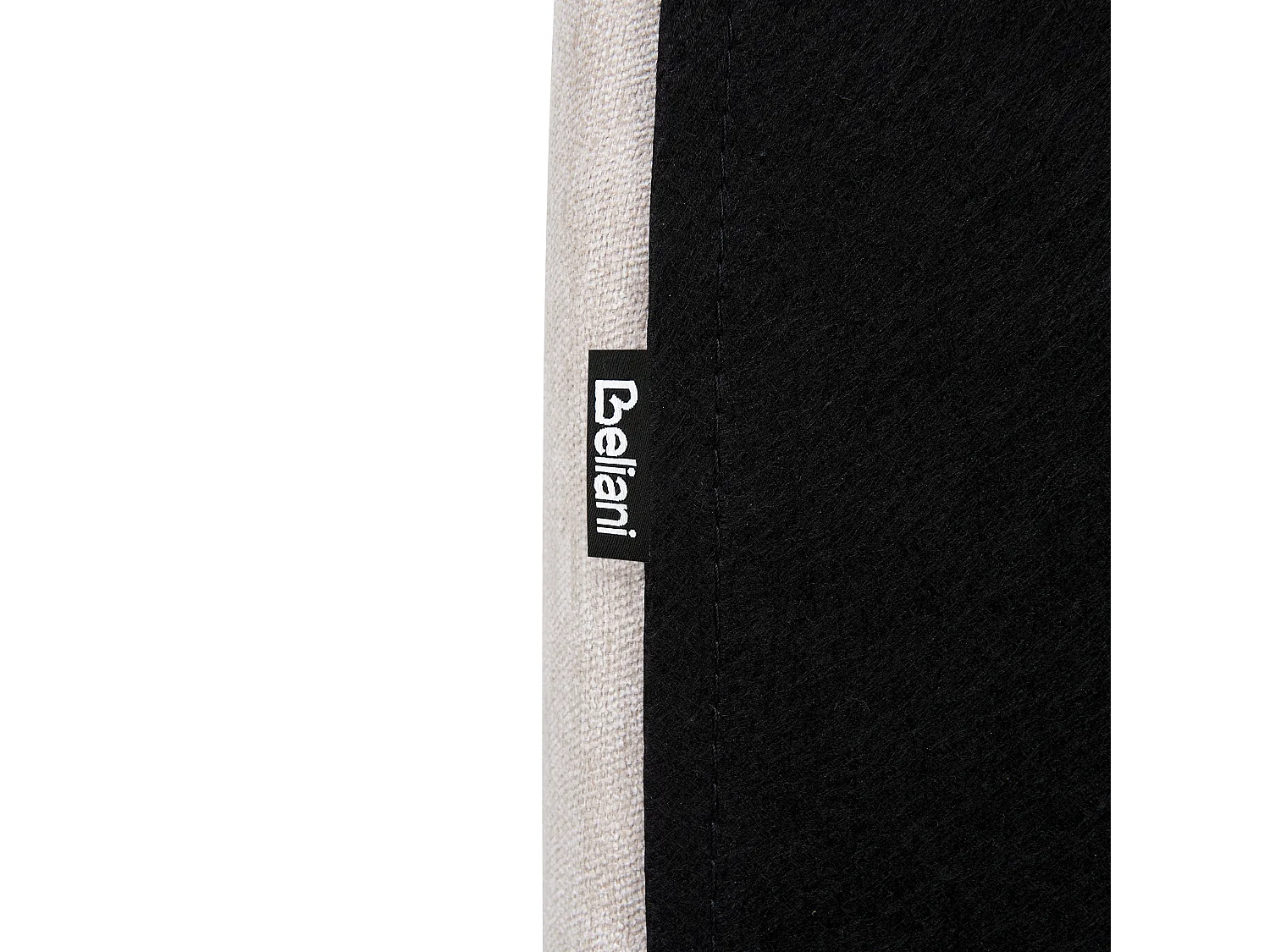 Bett mit Lattenrost Kunstleinen LAVARDENS 180 x 200 cm Hellbeige