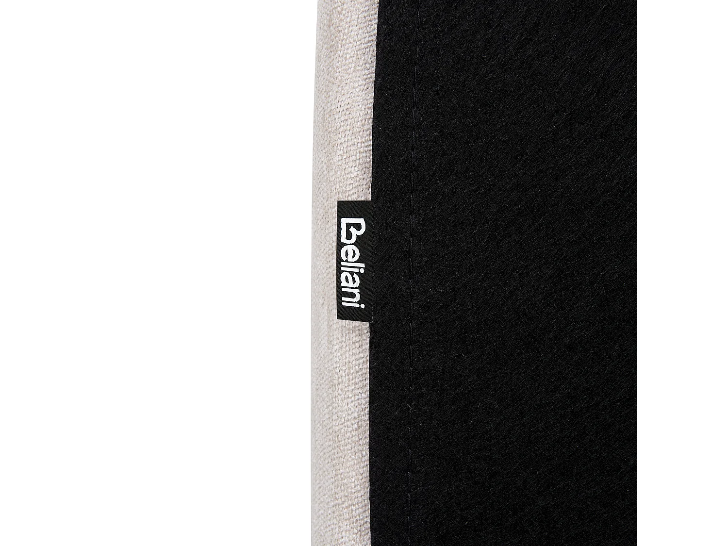 Lit à eau Lin synthétique LAVARDENS 160 x 200 cm Beige clair