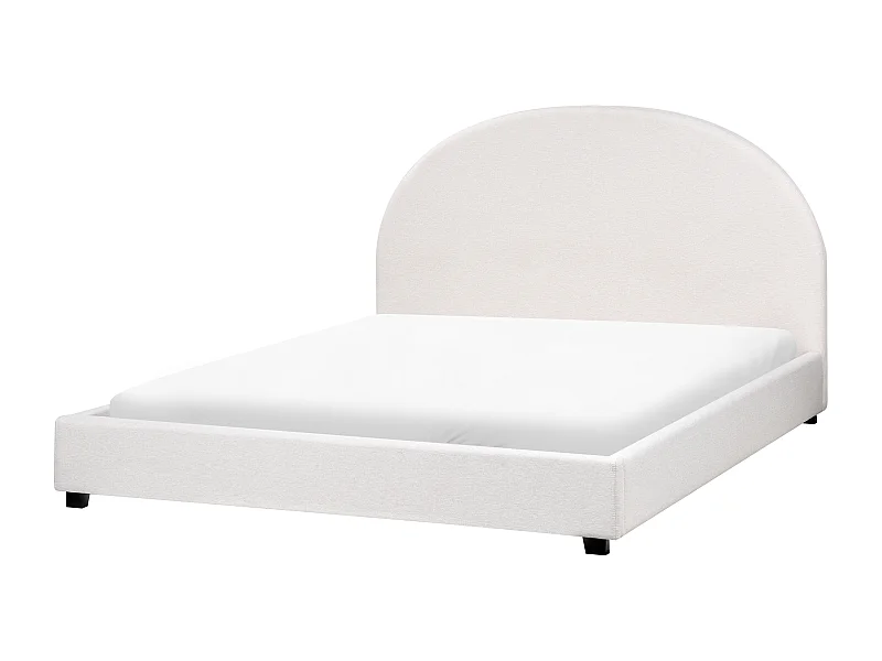 Wasserbett Stoff VAUCLUSE 160 x 200 cm Cremeweiss
