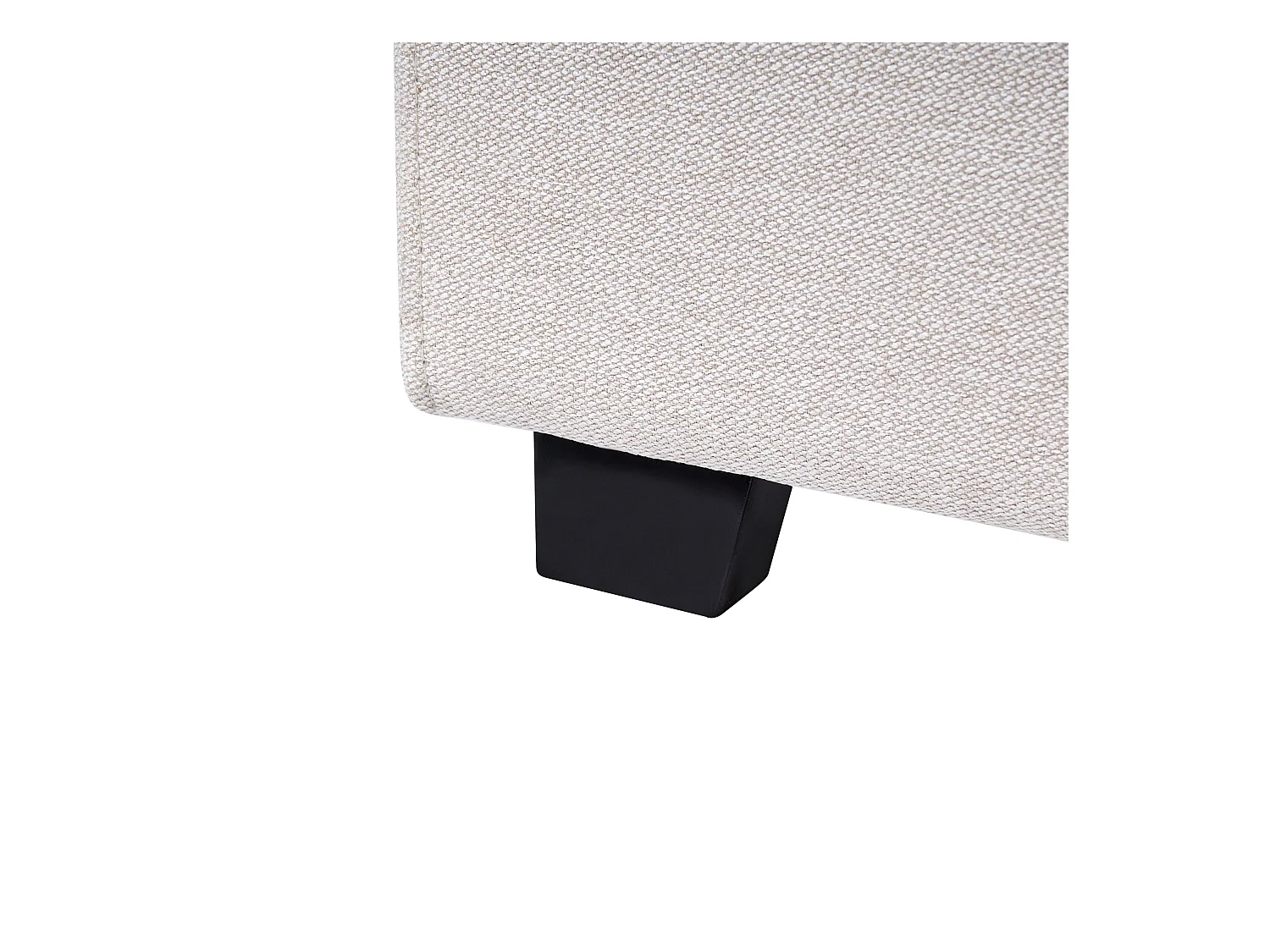 Lit à eau Tissu VAUCLUSE 160 x 200 cm Blanc cassé