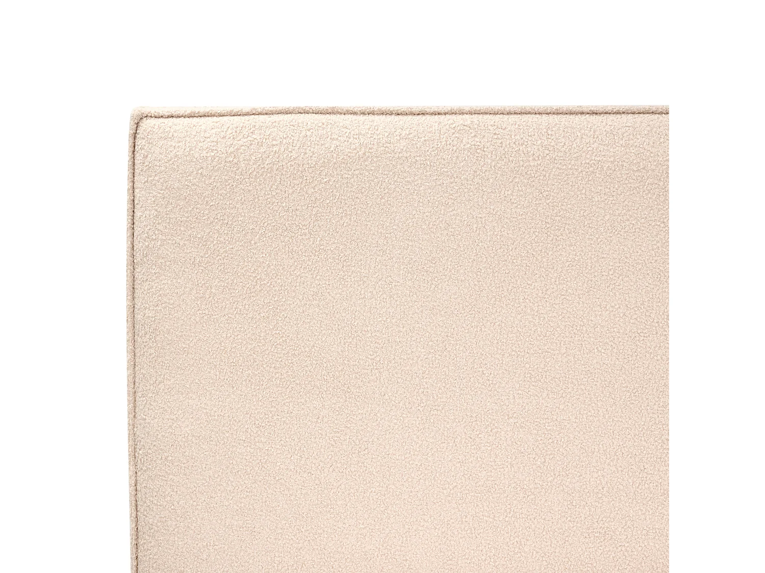 Bed Boucle IZERNORE 140 x 200 cm (EU Double) Beige