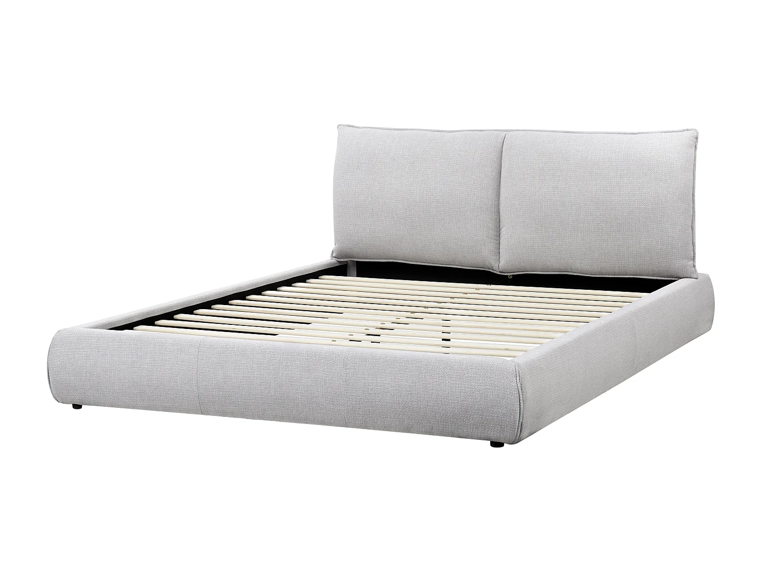 Bed Fabric VINAY 160 x 200 cm (EU King Size) Light Grey