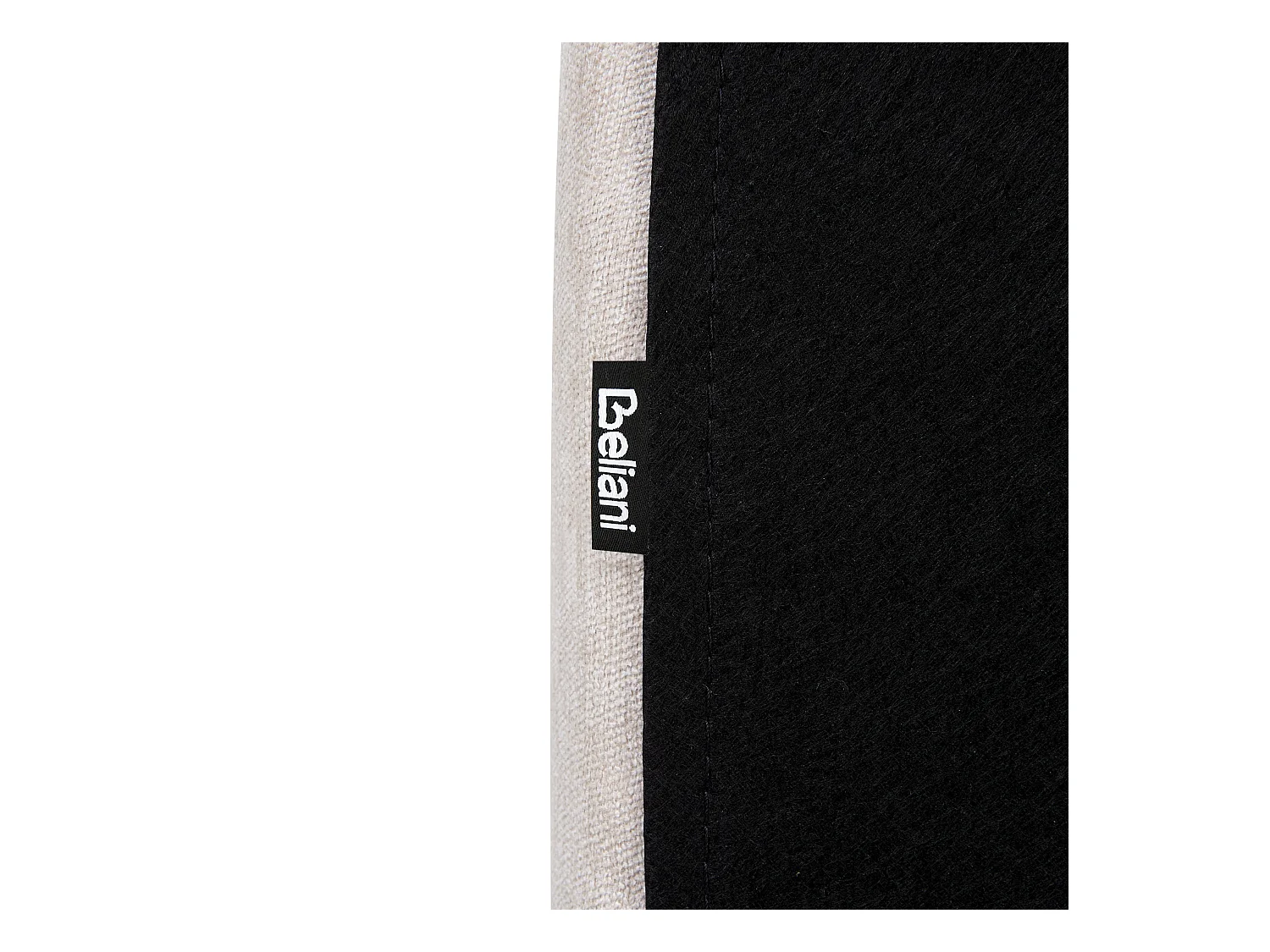 Bett mit Lattenrost Kunstleinen LAVARDENS 160 x 200 cm Hellbeige