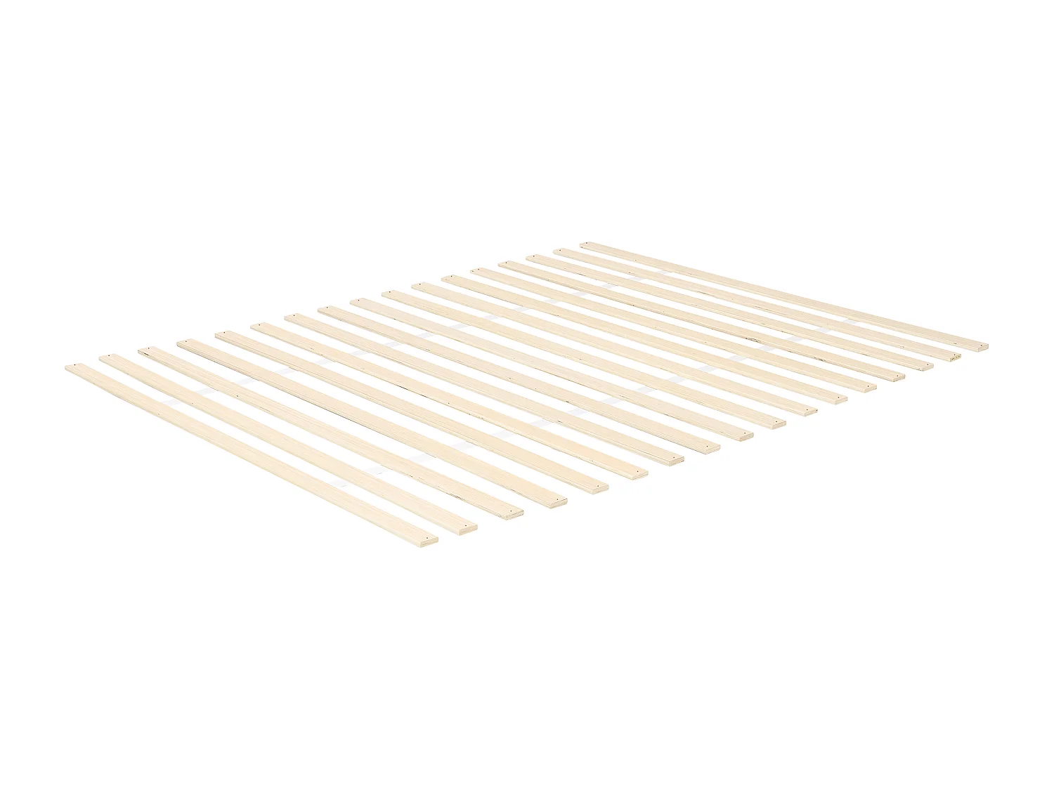 Bett mit Lattenrost WIZERNES 140 x 200 cm Helle Eiche