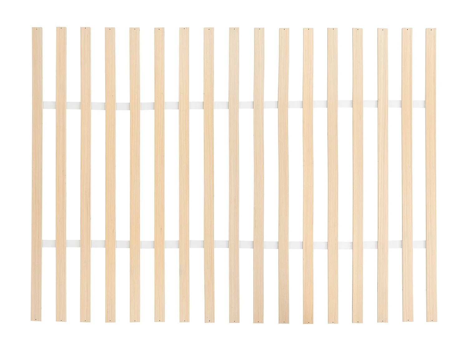 Bett mit Lattenrost WIZERNES 140 x 200 cm Helle Eiche