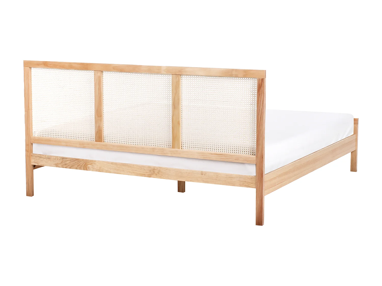 Letto Legno di pino SALERNAS 180 x 200 cm Marrone chiaro