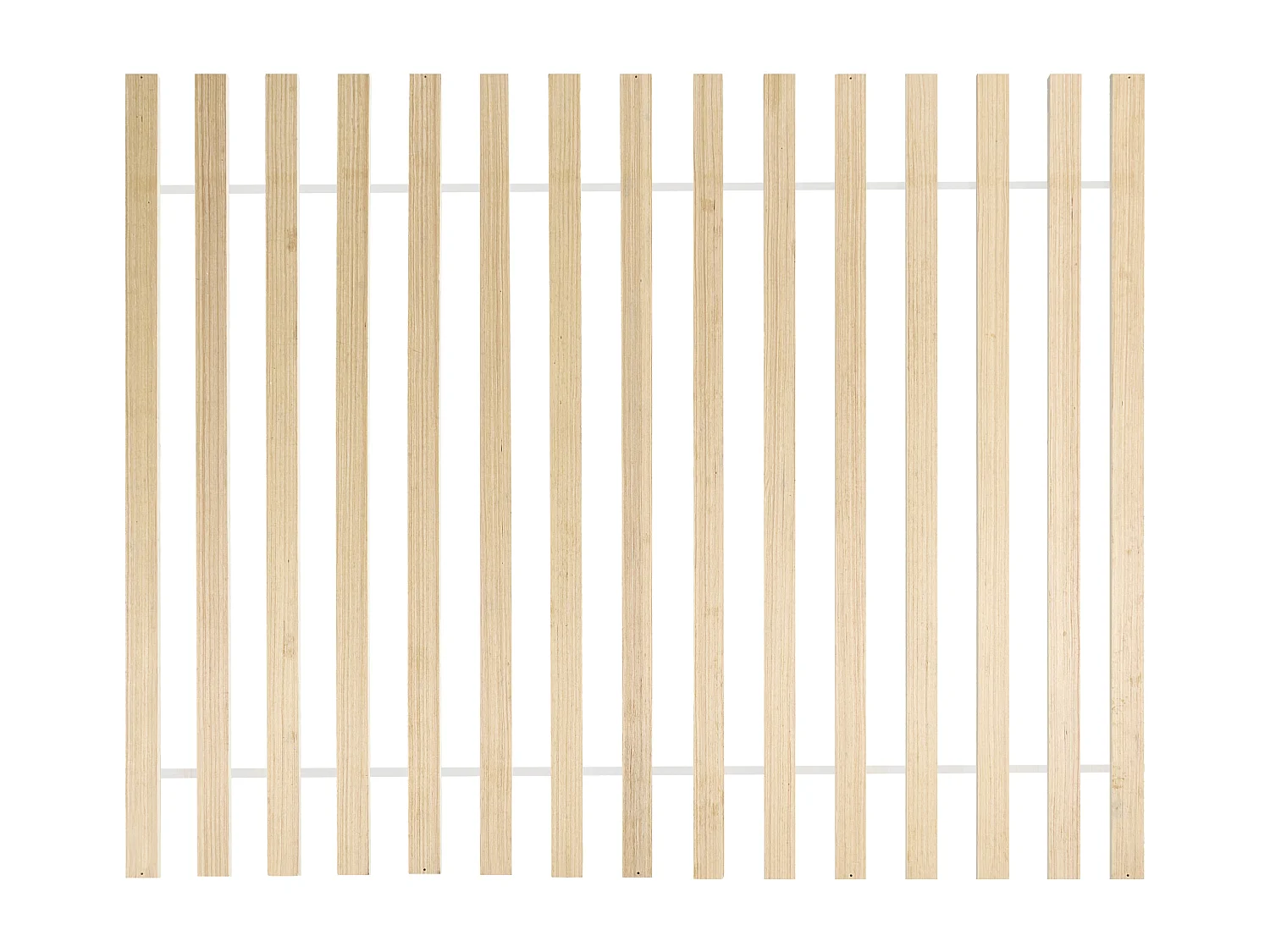 Bett mit Lattenrost Kiefernholz GONFARON 180 x 200 cm Hellbraun