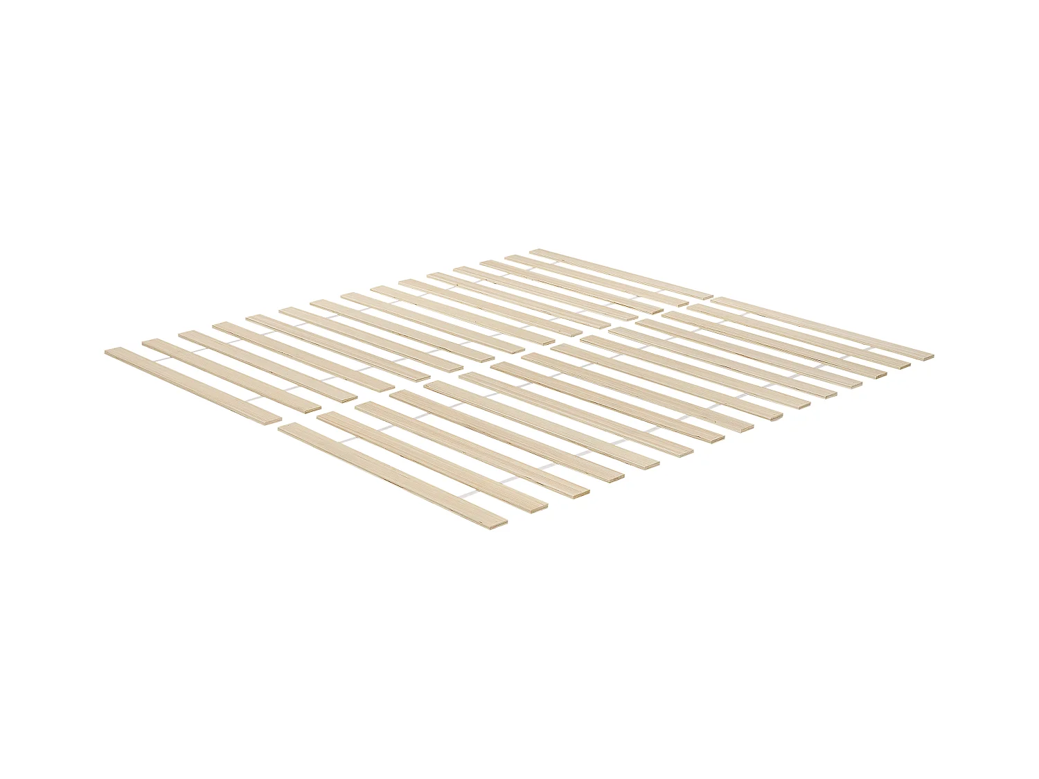 Lit avec sommier Bois de pin OLENDON 180 x 200 cm Marron clair