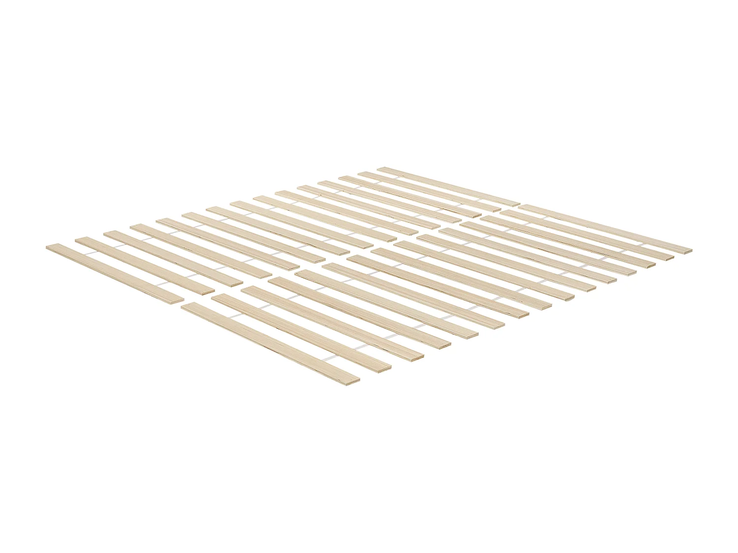 Lit avec sommier Bois de pin OLENDON 180 x 200 cm Marron clair