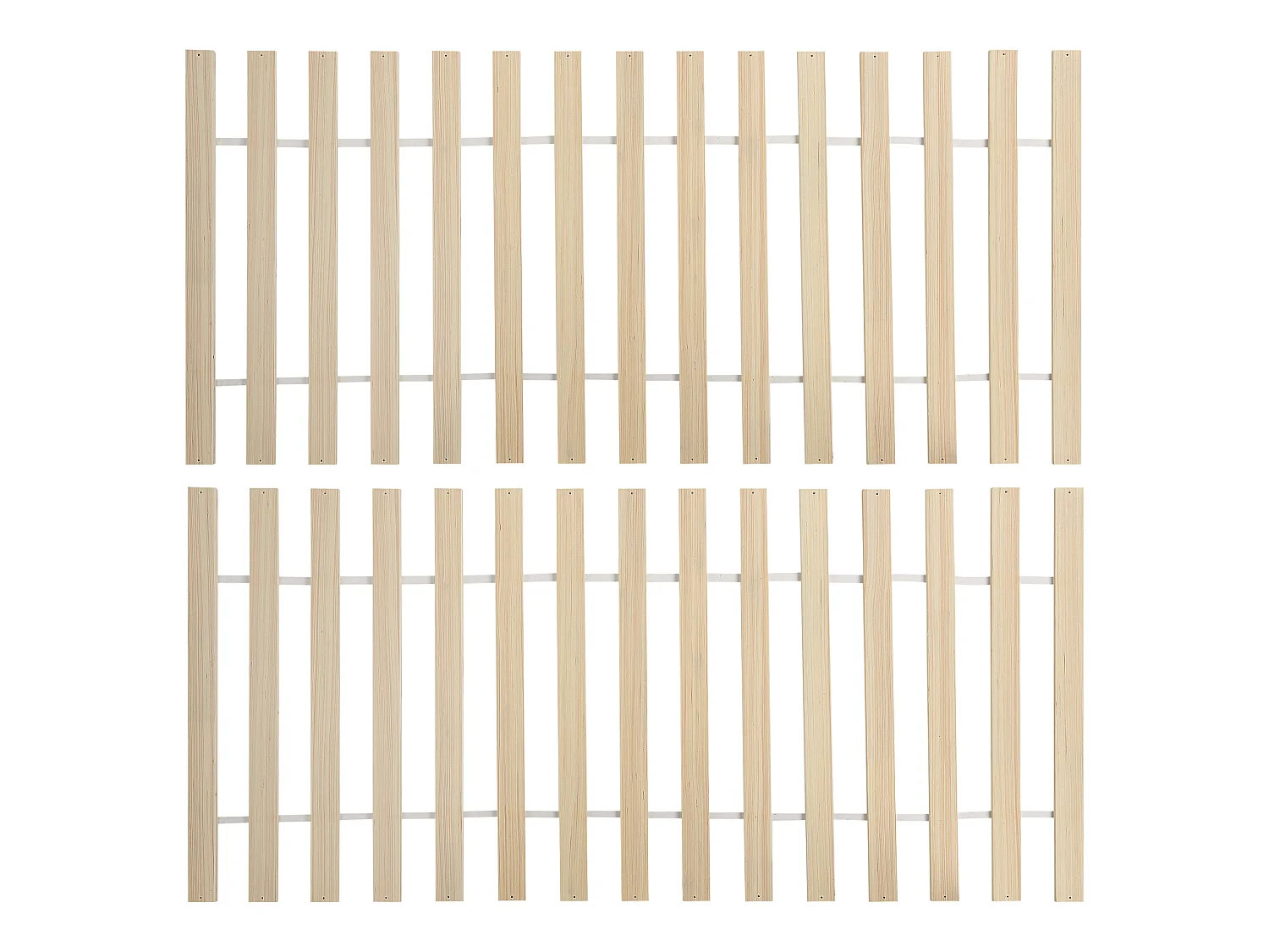 Bed Pine Wood OLENDON 180 x 200 cm (EU Super King) Light Brown