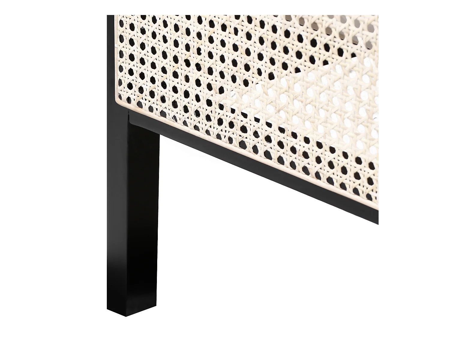 Lit avec sommier Bois de pin GONFARON 180 x 200 cm Noir